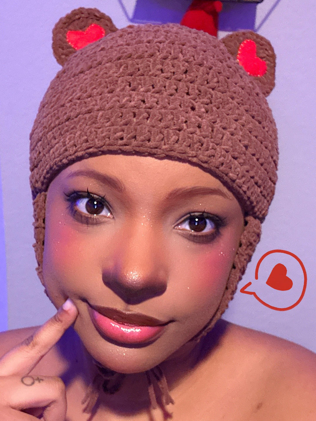 Teddy bear hat