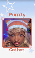Purrrty cat hat