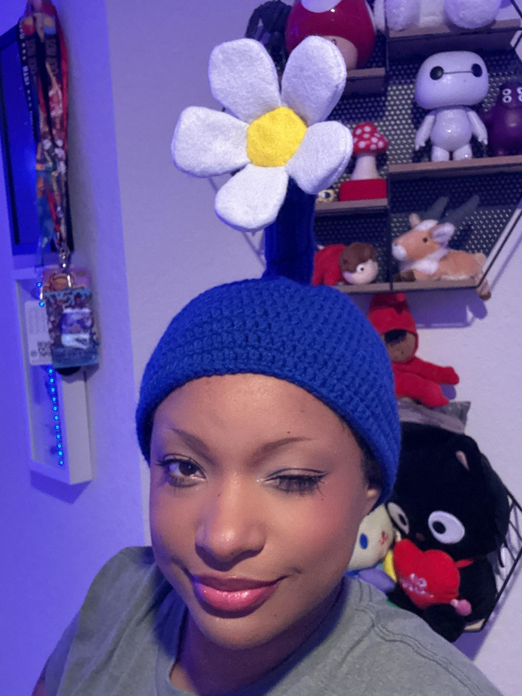 Blue Pikmin hat